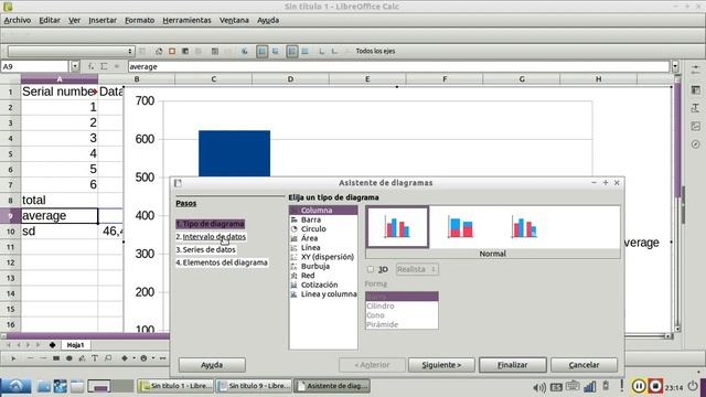 Standard deviation in Excel o Libreoffice calc смотреть онлайн