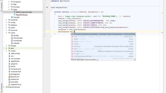 Telegram Bot with Laravel Framework смотреть онлайн