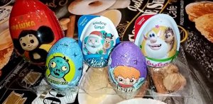 Обзоры. Распаковка. Яйца с игрушкой. Чебурашка, Новогодний, Буба, Monster egg, Magic egg. #1.