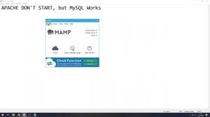 mamp apache not starting windows