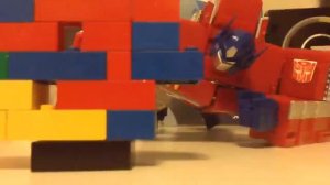 Transformers Stop Motion- MP10 Optimus Prime vs Nemesis Prime Stop Motion