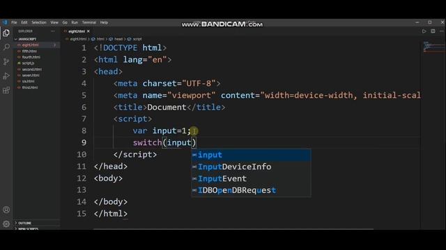 #8 switch statement in javaScript || javaScript Switch statement || swir=tch statement in hindi urd