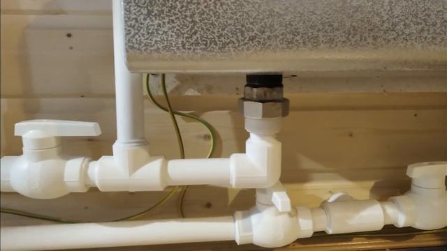 Как сделать водяное отопление в деревянном доме смотреть онлайн