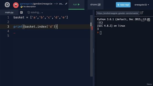 *New* Free Python Full course 2023 - List Methods 2 in Python 2023