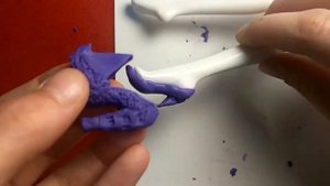 Как не надо делать обувь для куклы?Обувь из полимерной глины.