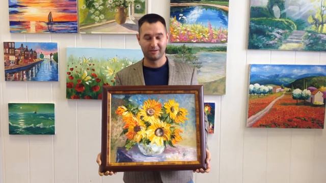 Отзыв Марата о мастер-классе по живописи маслом в студии "Пробуждение" смотреть онлайн