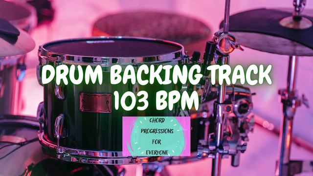 DRUM BACKING TRACK - 103 BPM смотреть онлайн