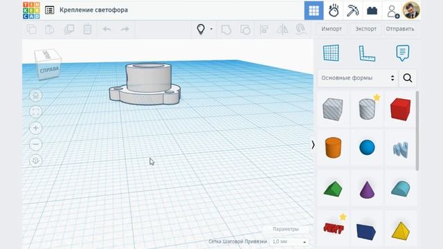 Модель светофора | Tinkercad | Arduino | Лазерная резка | 3D печать