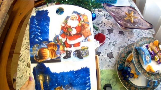 Моя мастерская : Декупаж . Подставка под отрывной календарь. Пригодится вам. смотреть онлайн