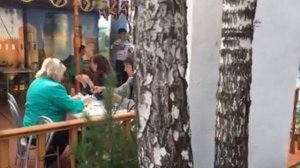 Узбекский дворик в парке Околица
