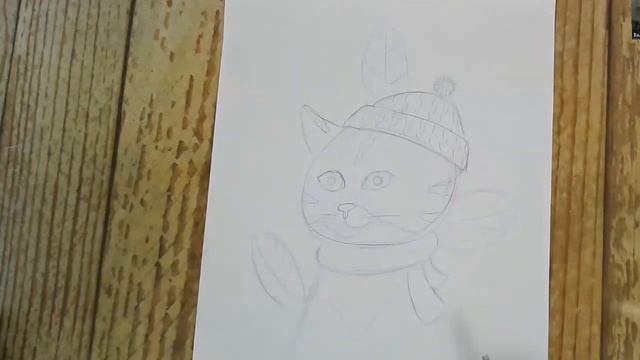 Осенний котик. Рисуем с Лерой. Творческая жизнь смотреть онлайн