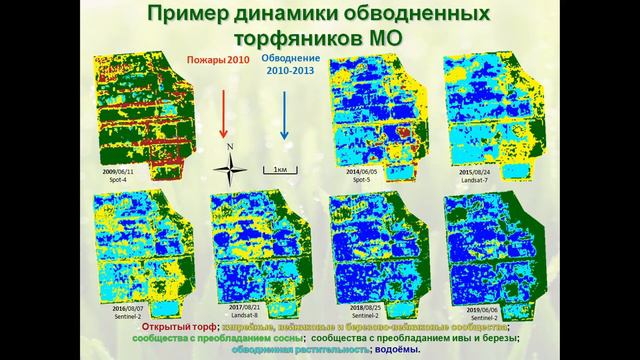XVII.F.27 - Анализ состояния повторно обводнённых торфяников по спутниковым данным - Медведева М.А. смотреть онлайн