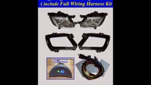 2010~2011 KIA Rio 4d Fog Light Lamp Complete Kit,Wiring Harness Kit+MF Switch