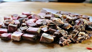 Жареная картошка с мясом