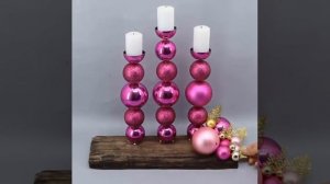 новогодний подсвечник