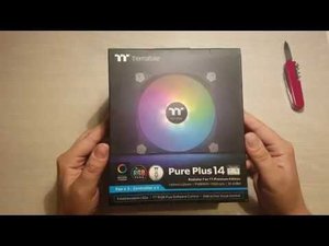 Распаковка и Обзор - Thermaltake Pure Plus 14 LED RGB Radiator Fan TT Premium Edition (2160р 4К)