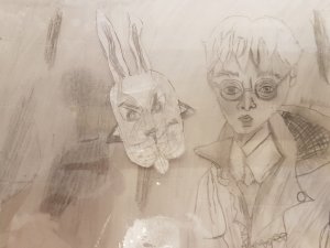 Рисуем антона из игры зайчик