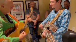 Tommy Emmanuel & Kyle Eldridge play Town Hall Shuffle by Joe Maphis