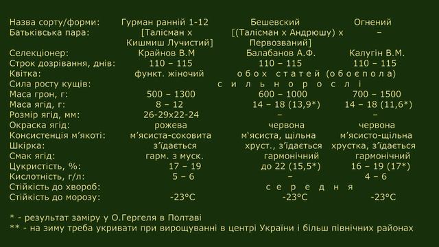 @Порівняння виноградів Гурман ранній, Бешевський, Огненний смотреть онлайн
