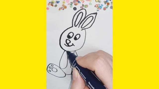 Как нарисовать Зайца# просто рисуем# How to draw a hare## смотреть онлайн