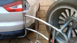 Как перенести запаску в иное место Ford Galaxy II