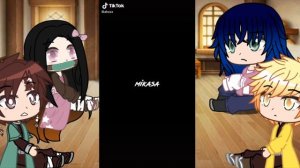 Demon Slayer React To AOT | Gacha Club |