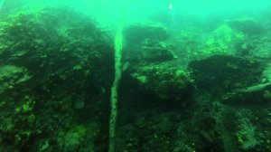 Diving in Small Canyon, Listvyanka, Baikal