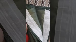 Шторы блекаут рогожка цвет зеленый. Обзор отшитого заказа перед отправкой.
