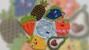 Веселые фрукты и овощи. Прихватки своими руками. Мастер-класс.