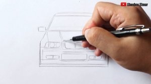 Как нарисовать машину BMW E36 Rally