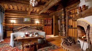 Уютный деревенский интерьер в русском стиле