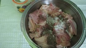 Куриный шашлык на пиве