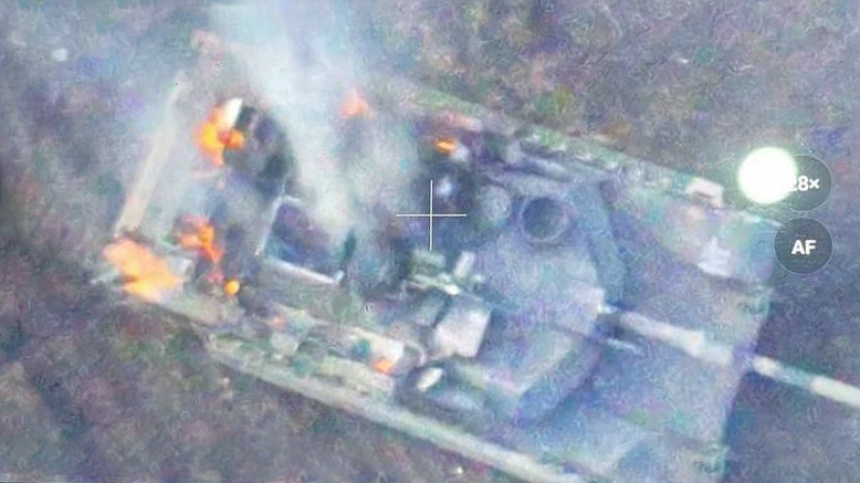 На Авдеевском направлении подбили первый американский танк Abrams