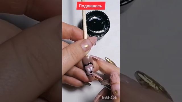 роспись ногтей рисунки мики маус #shorts#nails#nailart