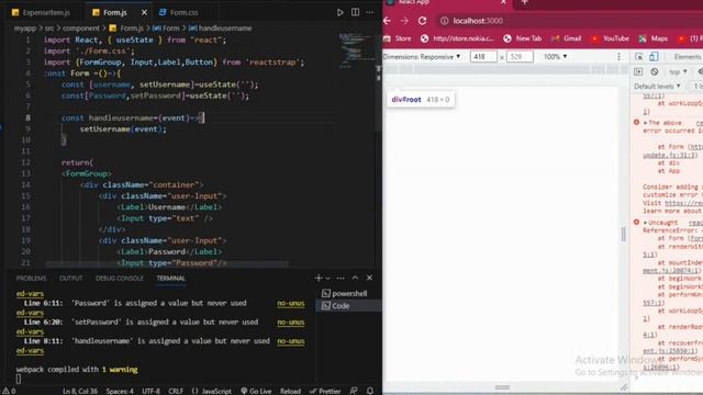 Login page Validation || React.js, React Hooks смотреть онлайн