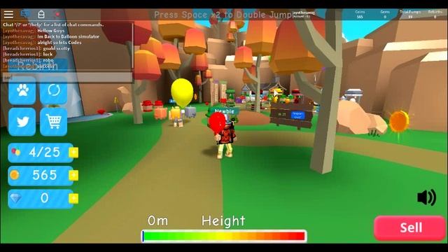 Roblox Balloon Simulator New Codes (LUCK) смотреть онлайн