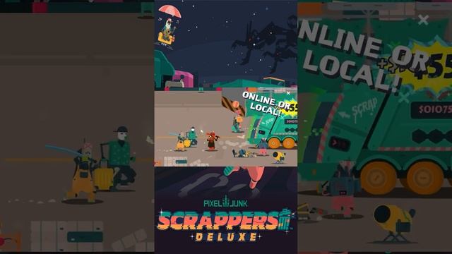 PixelJunk Scrappers Deluxe #shorts #trailer #ps4 #ps5 #gaming #games