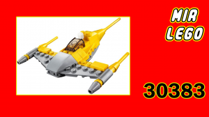 сборка в реальном времени LEGO Star Wars 30383 Naboo Starfighter Полиэтиленовый пакет