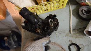 корпус термостата форд эксплорер, ремонт, замена, ford explorer