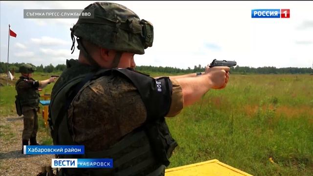 Учебно-методические сборы военной полиции проходят на полигоне под Хабаровском