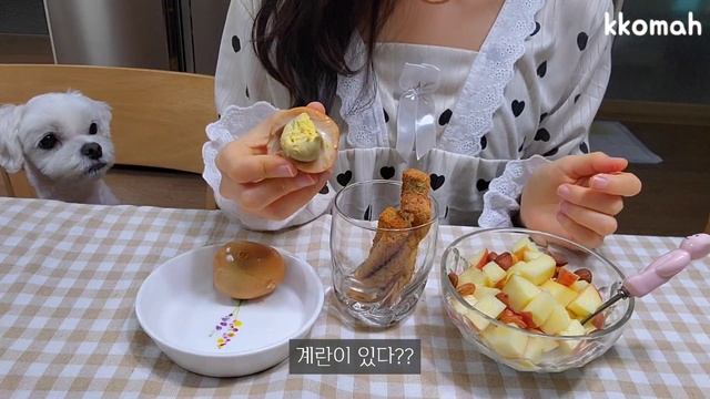 ENG)누구나 꾸준히 지속가능한 다이어트 식단 요리브이로그 ❣️(에그마요 샌드위치, 요거트, 미나리김밥, 짜장밥, 유부주먹밥)