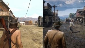 Red Dead Redemption vs Red Dead Redemption 2 PS3 vs PS4 Pro Early Graphics Comparison