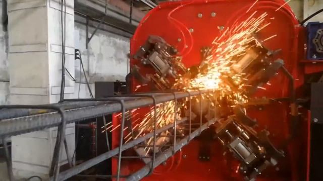 SNMT-12 каркас из арматуры 32+8 мм на сваенавивочной машине в Хабаровске