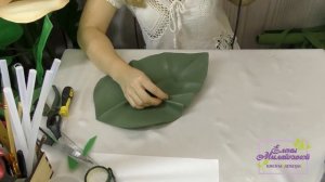 Способ придания листу из фоамирана фактуры термофеном