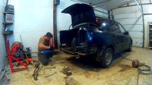 Лада Гранта ремонт задней панели