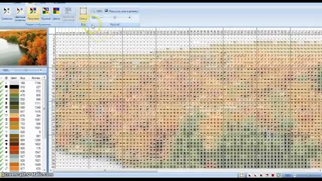 ВЫШИВКА КРЕСТОМ  Как я делаю схему для вышивки смотреть онлайн