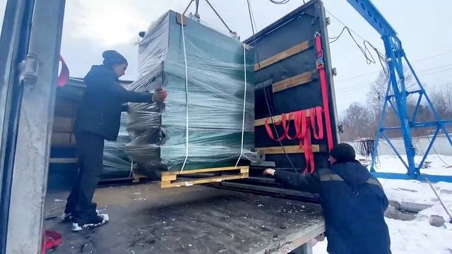 Котлы длительного горения / Отправка твердотопливных котлов в Якутию