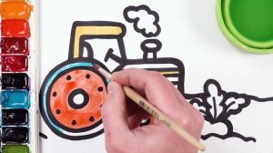 Рисуем фломастерами. Простой милый рисунок. Рисование для детей