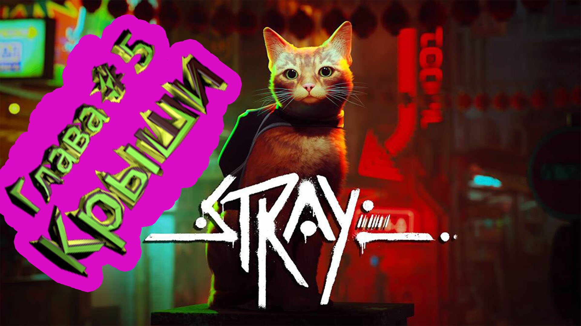 Глава 5 Крыши  ► Stray [4K]  ► Стрей прохождение ► #6 /RTX 3080 Ti