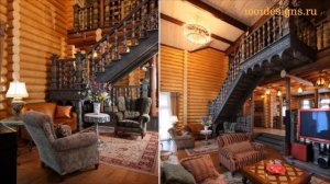 Обустройство дизайн интерьера деревянный дом из бруса и бревна
